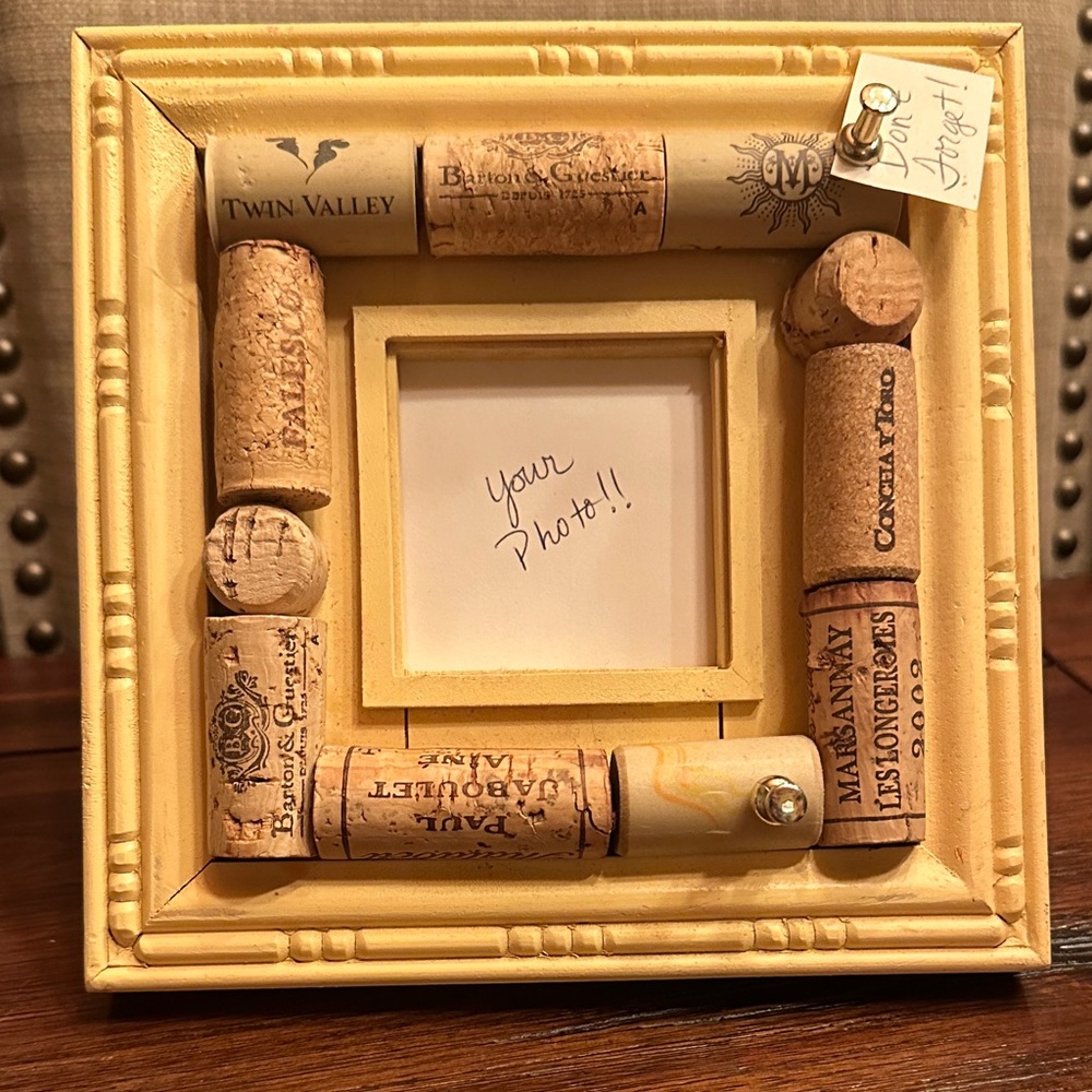 Rustic Cork Photo Frame